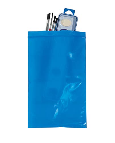 Poli rosszfiú 2 x 3, 2 Millió (1000/Eset) Kék Cipzár Visszazárható Műanyag Poli Táskák